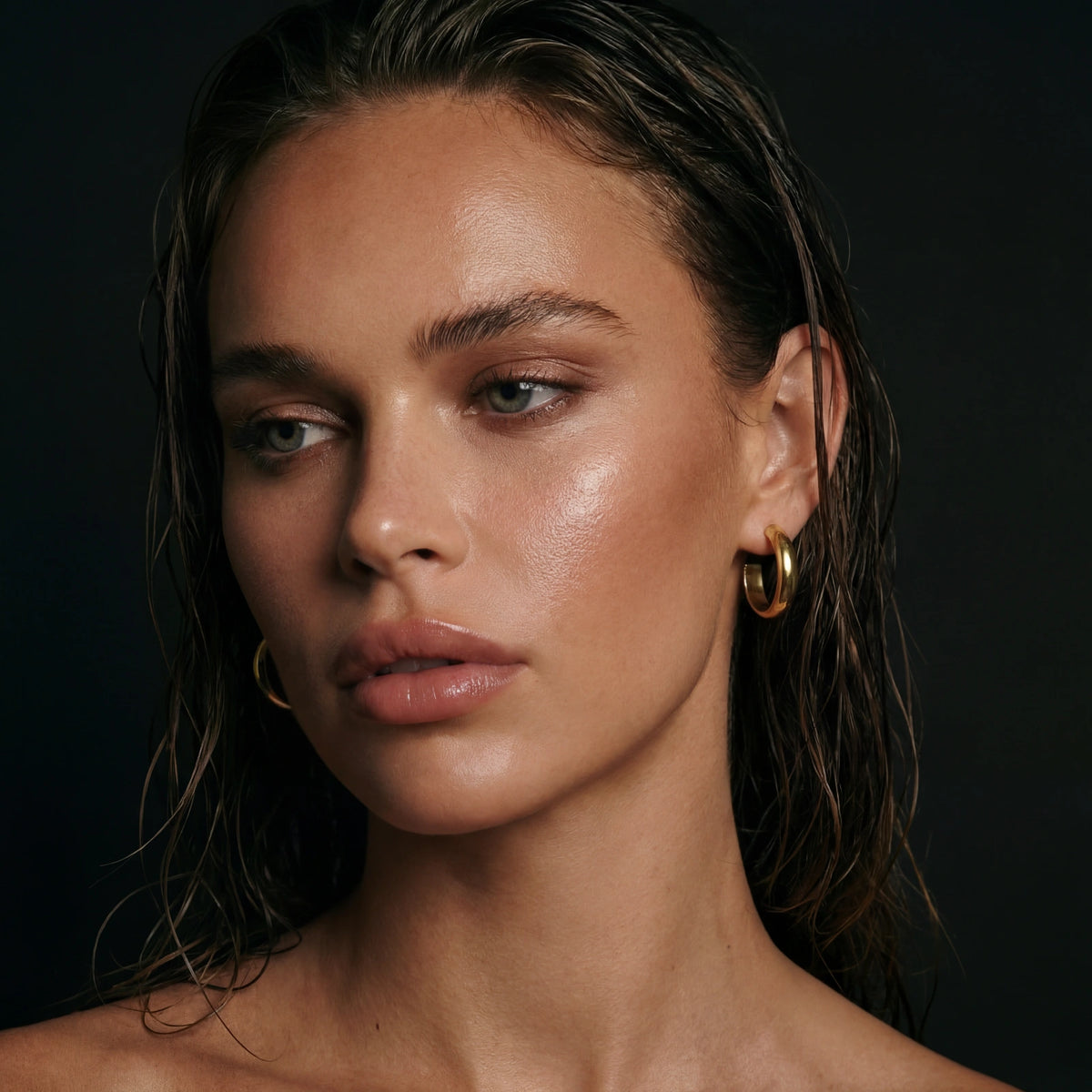Aligning Hoops Earrings
